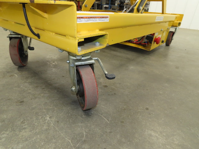 Vestil CART-1000-LD Hydraulic Elevating Lift Cart 1000Lbs 12V DC Powered
