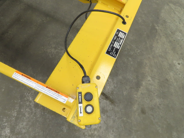 Vestil CART-1000-LD Hydraulic Elevating Lift Cart 1000Lbs 12V DC Powered