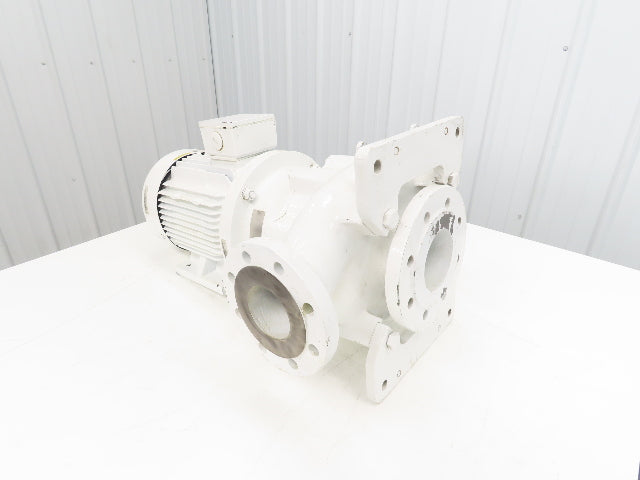 Egger Turo T51-80 VF6 Vortex Slurry Pump Recessed Impeller Metric Flange 4Hp 3PH
