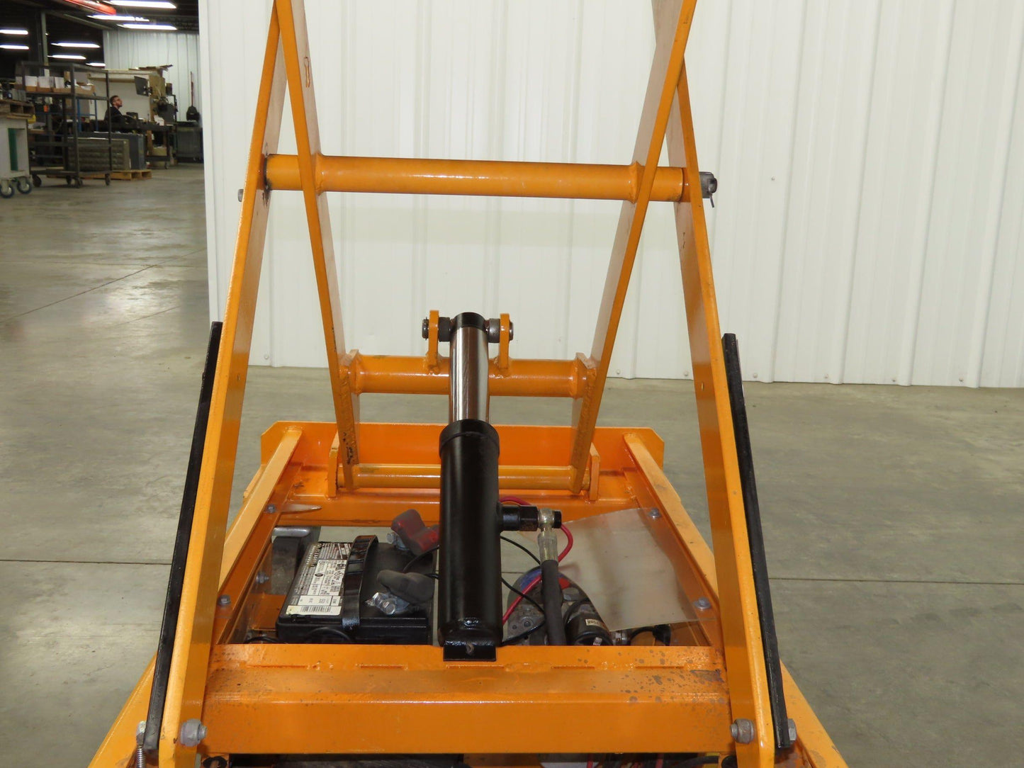 Vestil CART-1000-LD Hydraulic Elevating Lift Cart Table 1000Lbs 12VDC Mobile