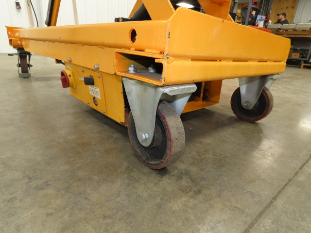 Vestil CART-1000-LD Hydraulic Elevating Lift Cart Table 1000Lbs 12VDC Mobile