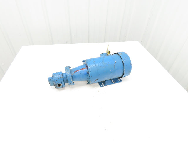 BSM Brown & Sharpe No 2-S Hydraulic Gear Pump 200psi 1Hp 1140rpm 230/460V Motor