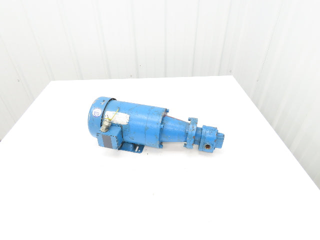 BSM Brown & Sharpe No 2-S Hydraulic Gear Pump 200psi 1Hp 1140rpm 230/460V Motor