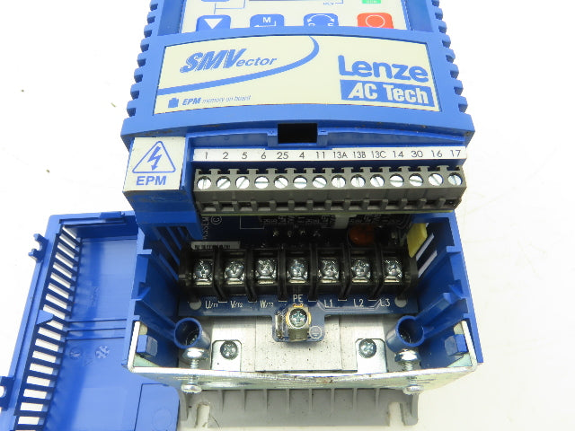 Lenze ESV371N02YXB SMVector AC Drive Variable Speed Inverter VFD .5Hp 230V 1Ph