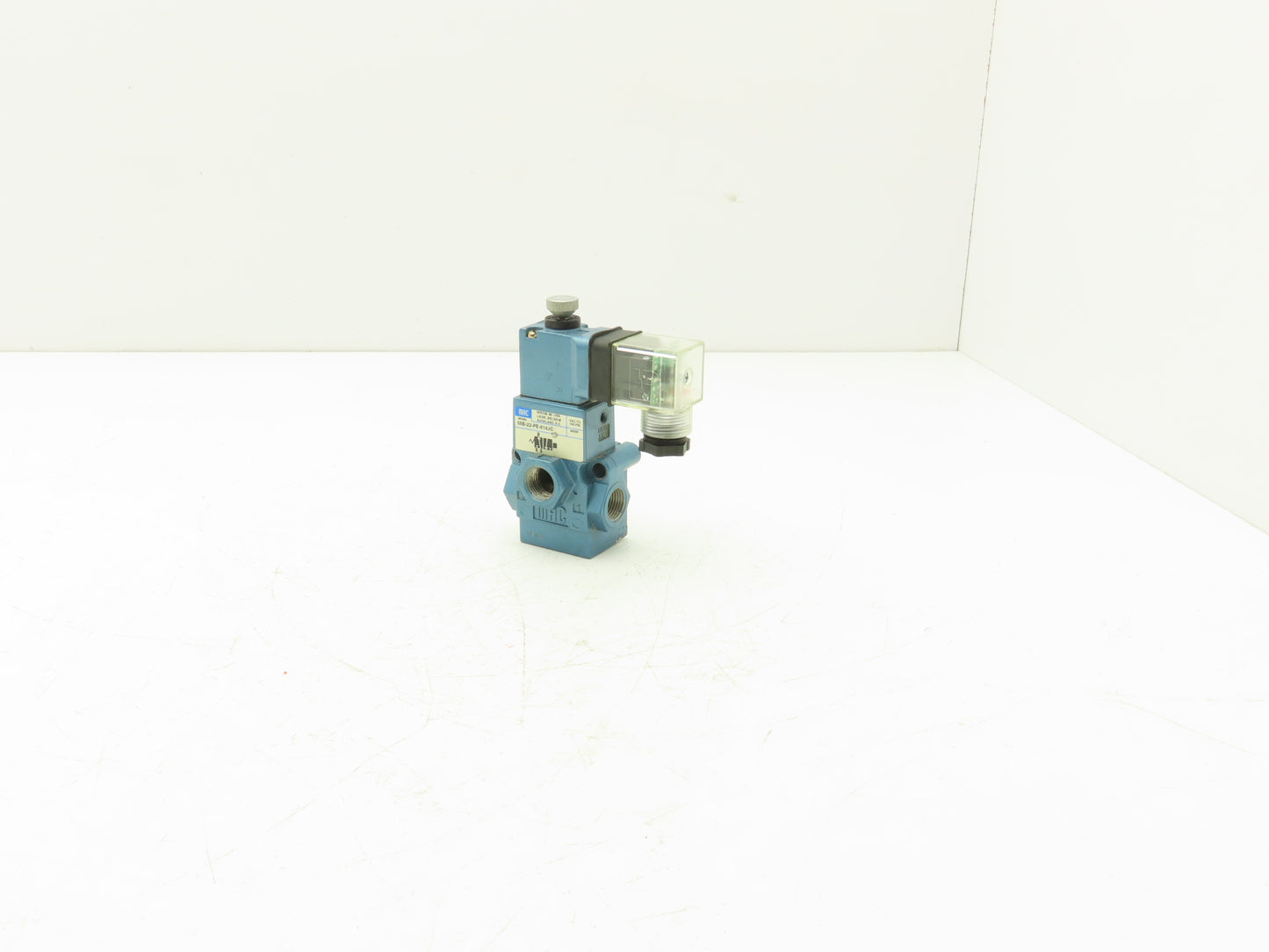 MAC 55B-22-PE-614JC Solenoid Valve 3/8" NPT 24VDC Coil 30-150PSI