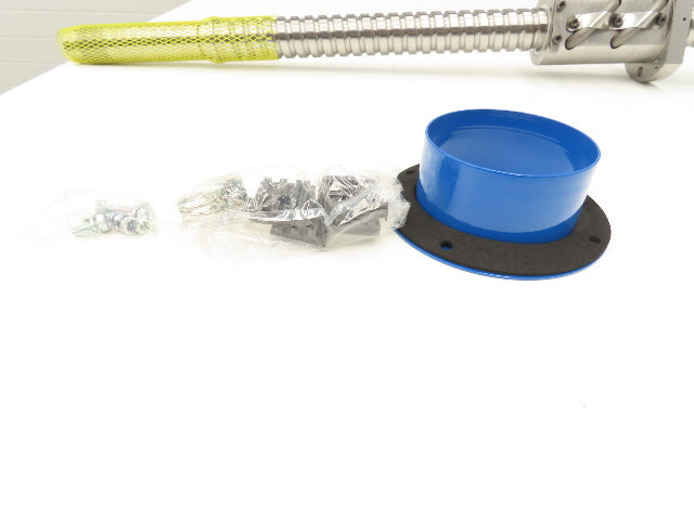 Ball Screw & Nut Assy 45mm Dia 16mm Pitch 1150mm OAL 45.25"