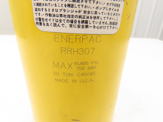 Enerpac RRH307 Double Acting 30-Ton Hydraulic Cylinder 7" Stroke 10000psi