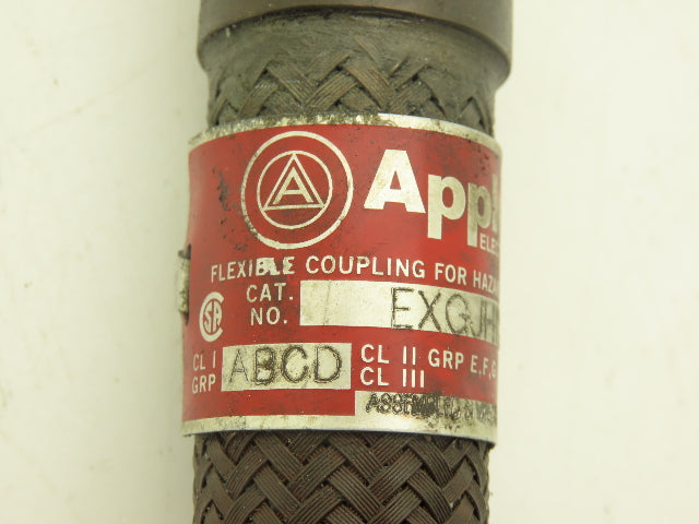 Appleton EXGJH-112 Brass Flex Hose Explosion Proof Flexible Coupling 12"x 1/2"