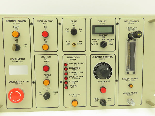 Laser Machining C82 Operator Panel