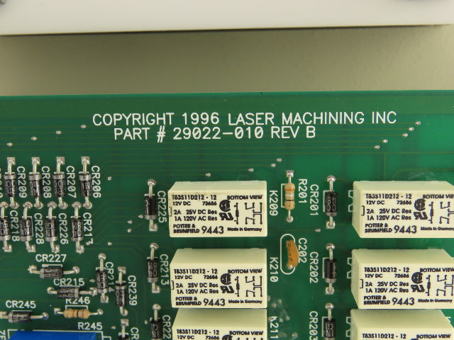 Laser Machining C82 Operator Panel