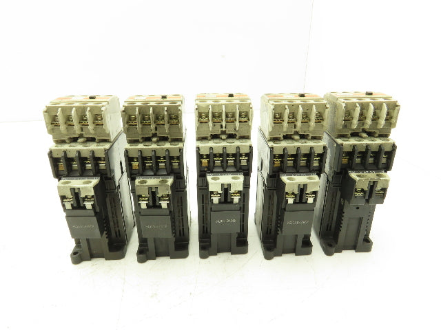 Fuji Electric SZ-A40 | SC-0/G Motor Starter 5Hp 600V 3Ph Coil 24VDC Lot of 5