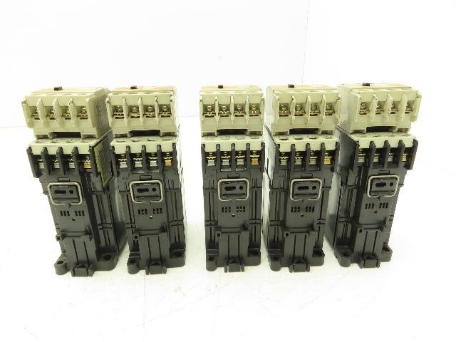 Fuji Electric SZ-A40 | SC-0/G Motor Starter 5Hp 600V 3Ph Coil 24VDC Lot of 5