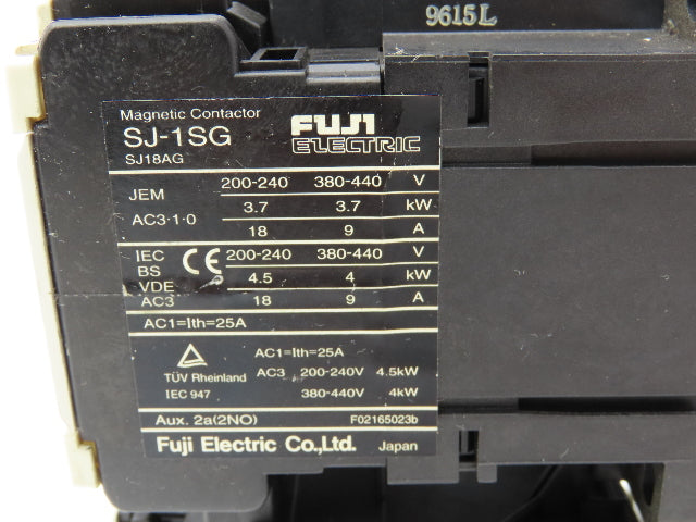 Fuji Electric SJ-1SG | TR-5-1N Motor Starter 7.5Hp 480V Heater 7-11A Lot of 5