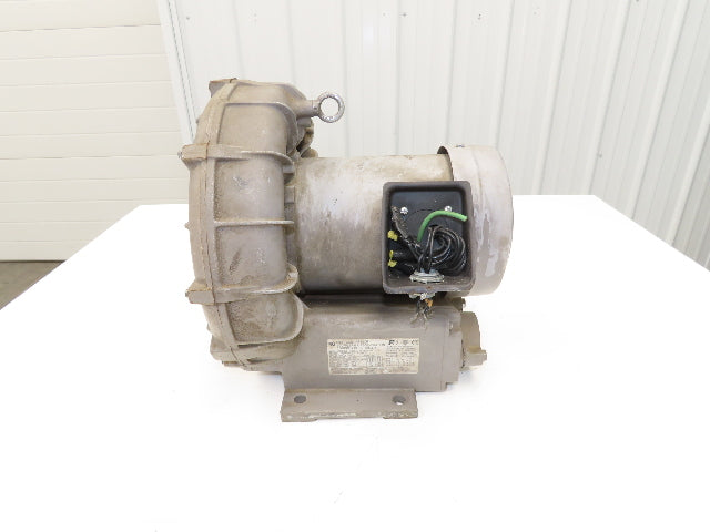 Fuji VFC500A-7W Ring Compressor Regenerative Blower 154cfm 2.5Hp 230/460V 1-1/2"