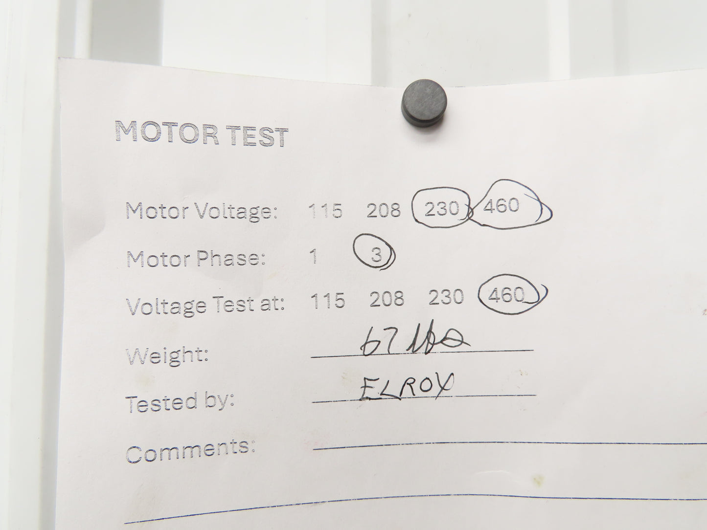Fuji VFC500A-7W Ring Compressor Regenerative Blower 154cfm 2.5Hp 230/460V 1-1/2"