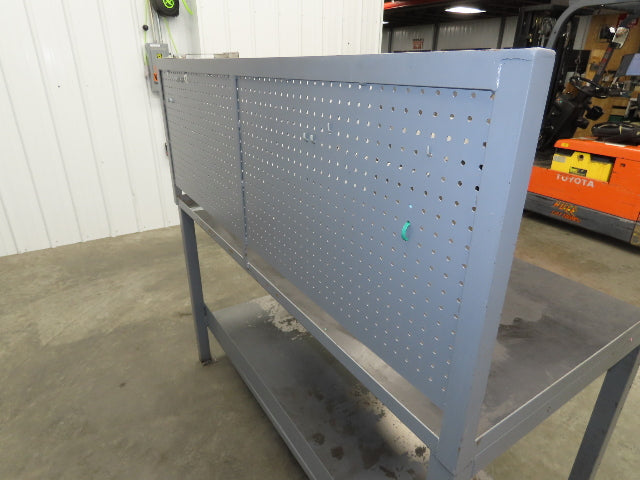 1/8" Thick Top Steel Fabrication Welding Layout Table Work Bench 60"x30"x34"