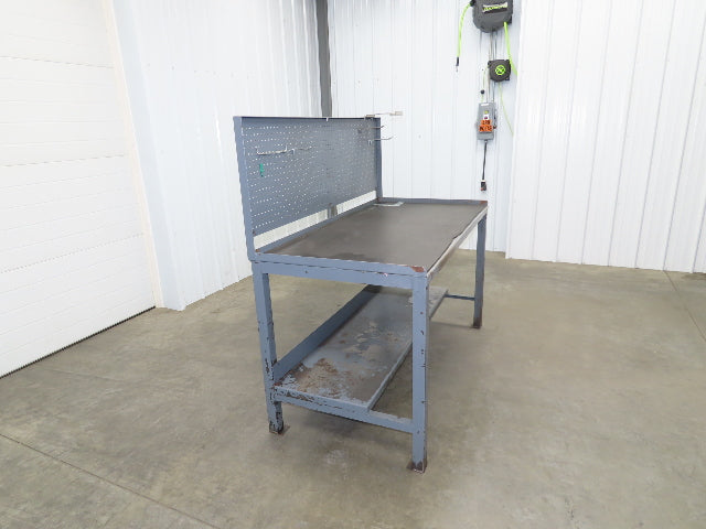 1/8" Thick Top Steel Fabrication Welding Layout Table Work Bench 60"x30"x34"