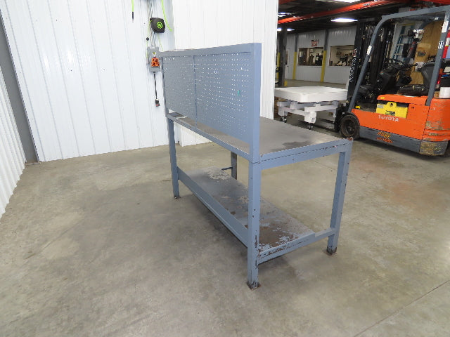 1/8" Thick Top Steel Fabrication Welding Layout Table Work Bench 60"x30"x34"