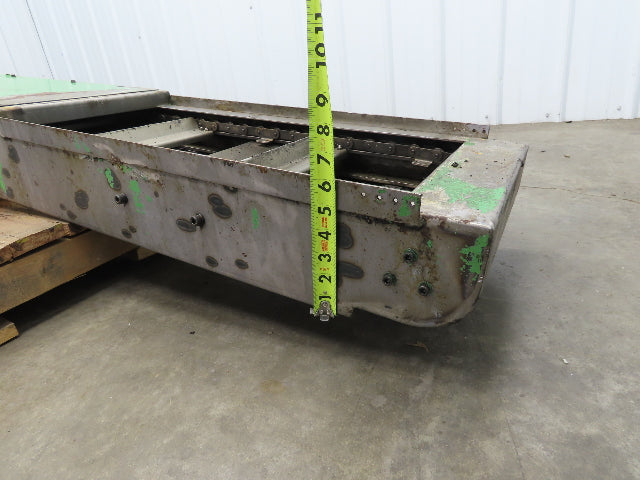 Tanaka Magnetic Chip Conveyor Scraper Chain w/Coolant Filter 14"W 112"L 220V 3PH