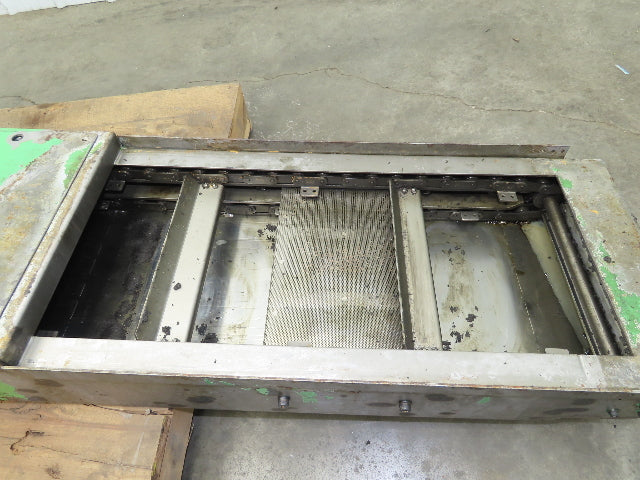 Tanaka Magnetic Chip Conveyor Scraper Chain w/Coolant Filter 14"W 112"L 220V 3PH