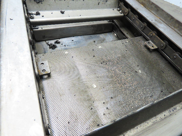 Tanaka Magnetic Chip Conveyor Scraper Chain w/Coolant Filter 14"W 112"L 220V 3PH