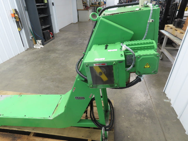 Tanaka Magnetic Chip Conveyor Scraper Chain w/Coolant Filter 14"W 112"L 220V 3PH