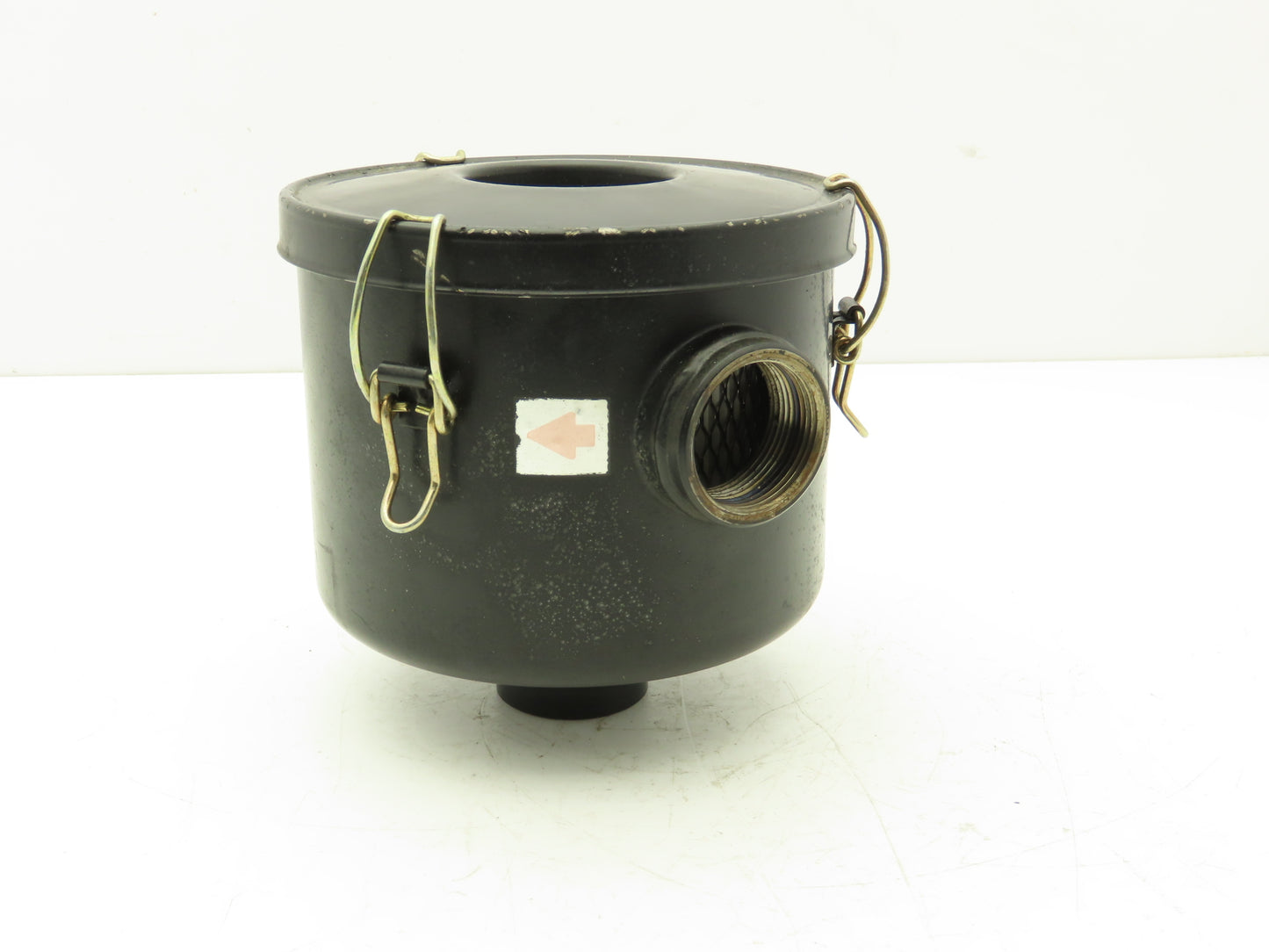 Vacuum Pump Air Filter Silencer 1-1/4" FNPT Steel Housing