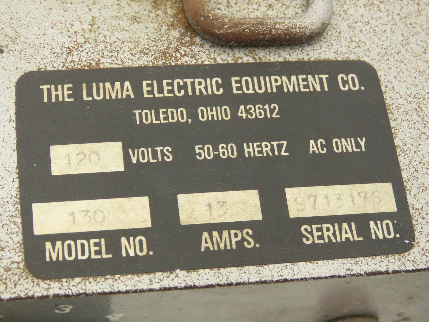 Luma Electric Equipment No. 130 Etcher Tool Spot Welder Soldering Iron 13A 120V