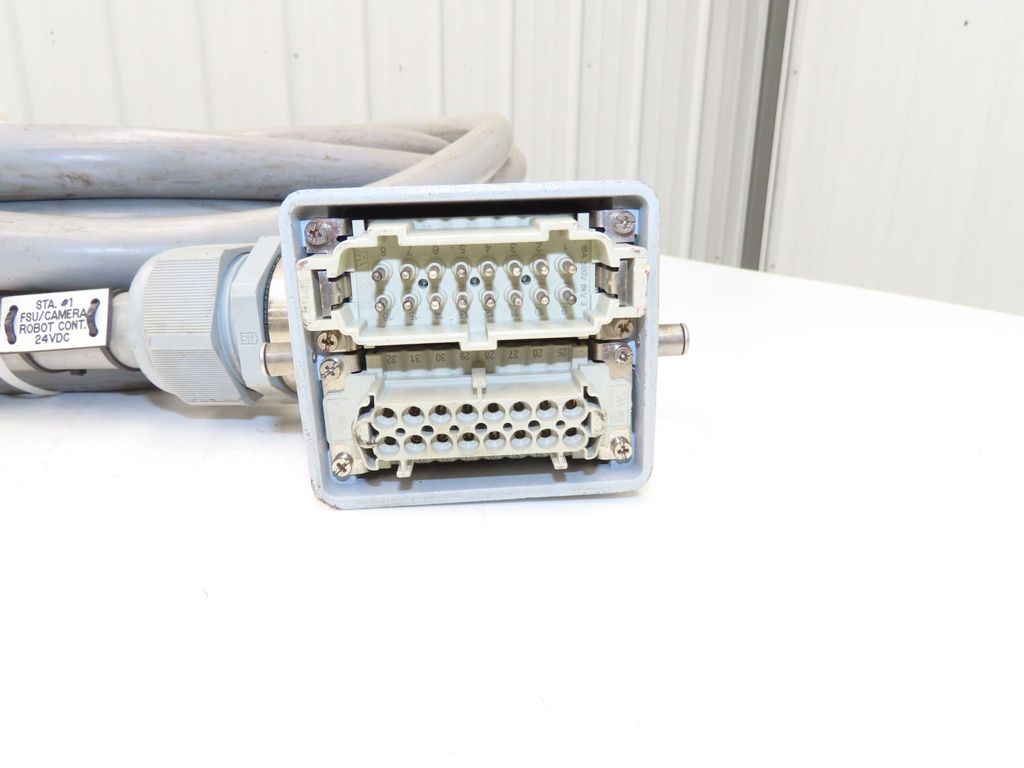 Lapp ILME 601634 Multi-Conductor 16AWG 34 Conductor 45' Cable 600V W/32 Pin Plug