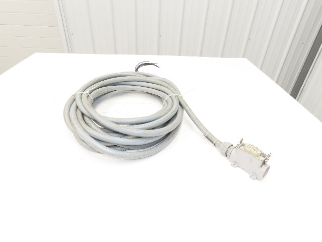 Lapp ILME 601618 Multi-Conductor 16AWG 18 Conductor 35' Cable 600V W/15 Pin Plug