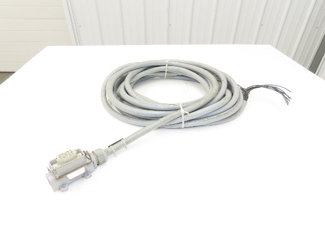 Lapp ILME 601618 Multi-Conductor 16AWG 18 Conductor 35' Cable 600V W/15 Pin Plug