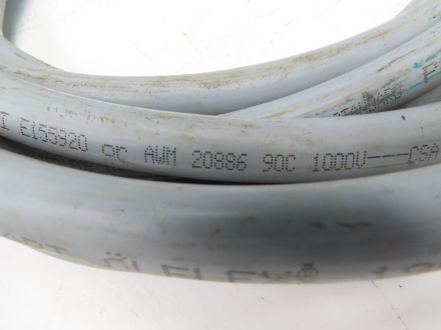 Lapp ILME 601618 Multi-Conductor 16AWG 18 Conductor 30' Cable 600V W/15 Pin Plug