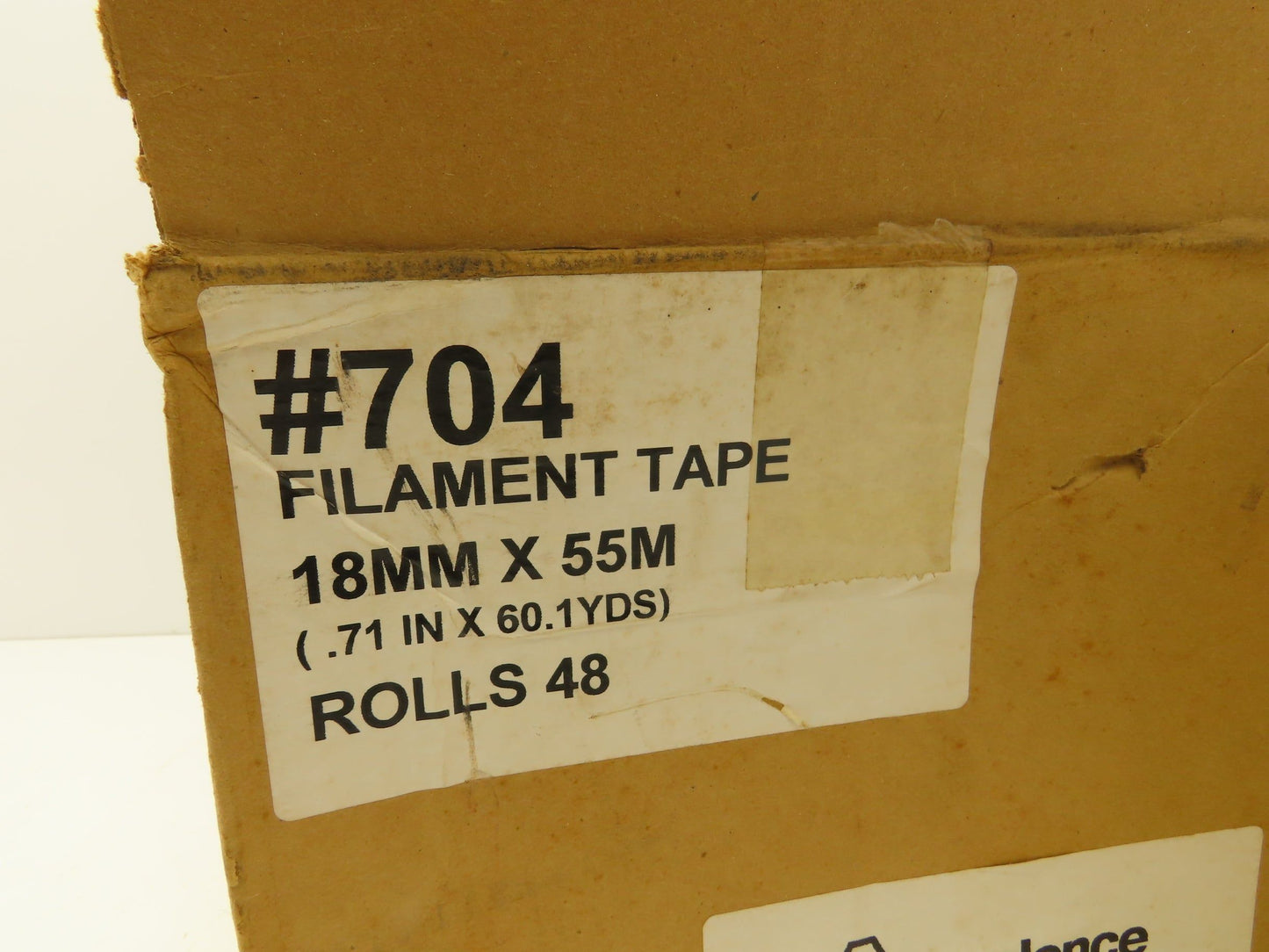 Covalence #704 Filament Tape 18mm x 55m (.71 IN x 60.1 YDS) 48 Rolls
