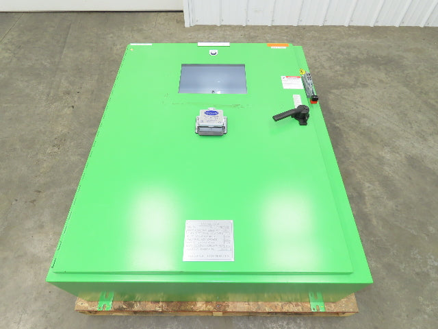 Hoffman A48SA3812LPPL Electrical Enclosure 48x38x12" 15A Disconnect 8x12" Cutout