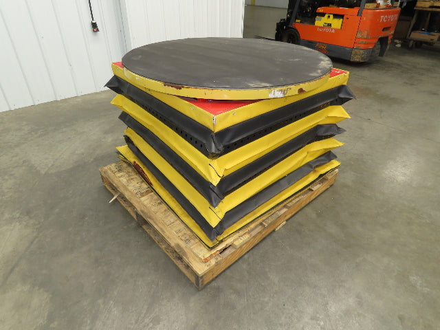 Southworth Spring Table Pallet Load Leveler Single Spring 43-1/2" Turntable