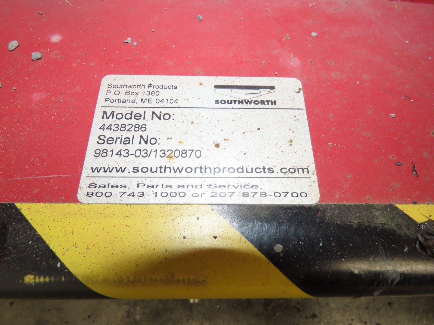 Southworth Spring Table Pallet Load Leveler Single Spring 43-1/2" Turntable