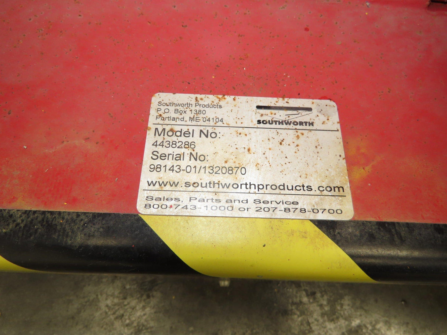 Southworth Spring Table Pallet Load Leveler Single Spring 43-1/2" Turntable