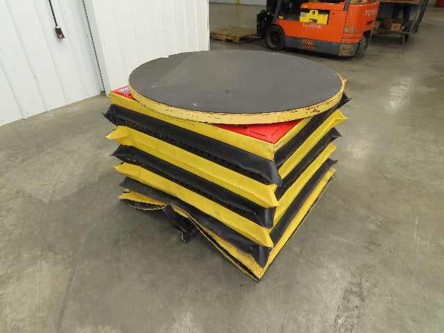 Southworth Spring Table Pallet Load Leveler Single Spring 43-1/2" Turntable