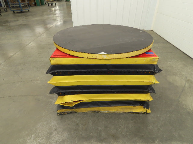Southworth Spring Table Pallet Load Leveler Single Spring 43-1/2" Turntable
