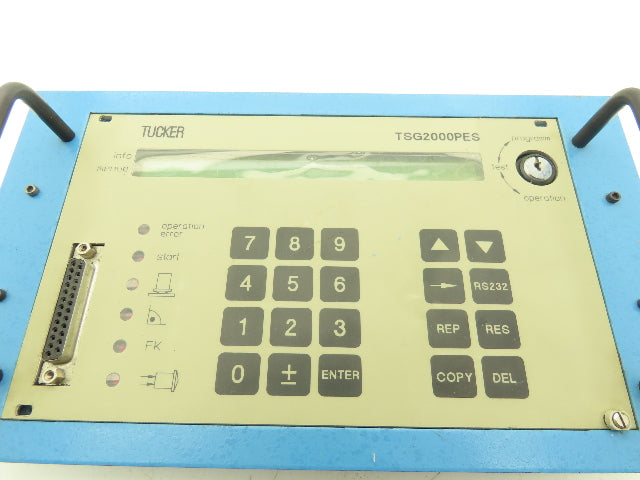 Emhart Warren Tucker TSG2000PES HMI Auto Plunge Adaptive Hot Plunge W/Keypad