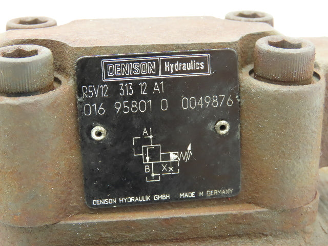Denison R5V12 313 12 A1 Hydraulic Relief Valve 0049876 S26 34699 0