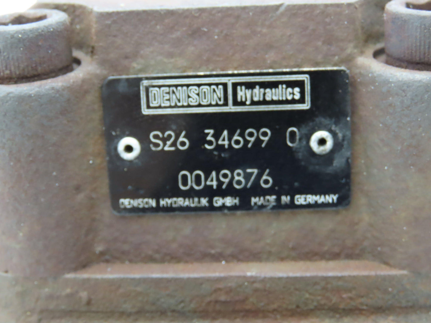 Denison R5V12 313 12 A1 Hydraulic Relief Valve 0049876 S26 34699 0