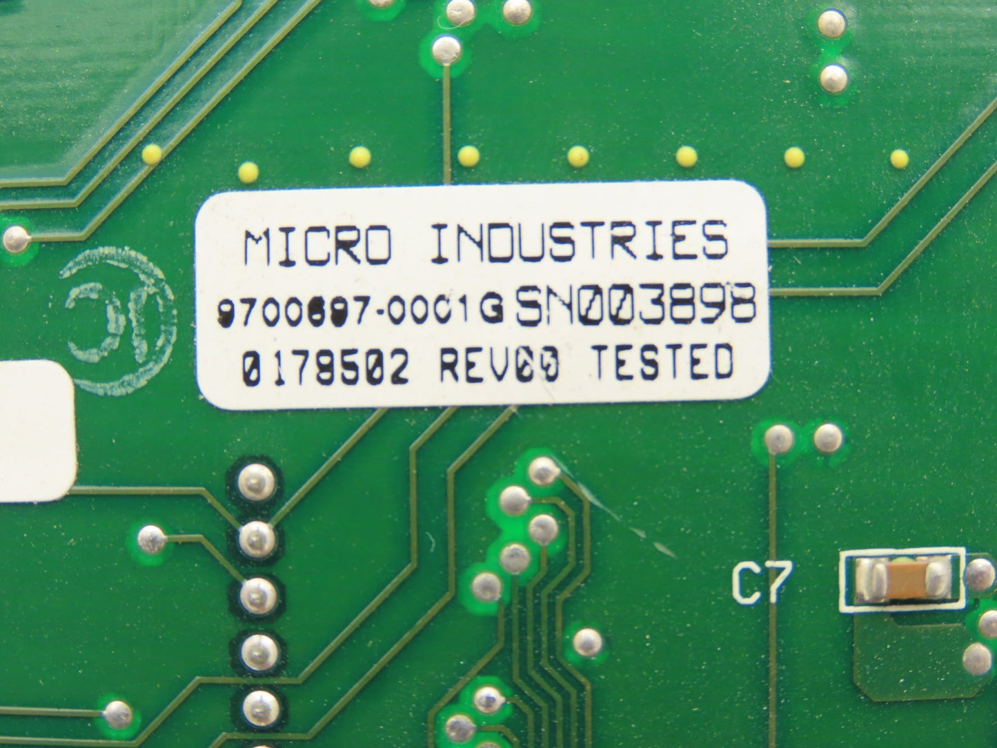 Micro Industries Printing System Motherboard 32MB RAM