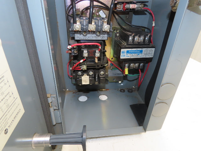 Allen Bradley 512 Combination Motor Starter 30A Disconnect 600V 3Ph 10Hp