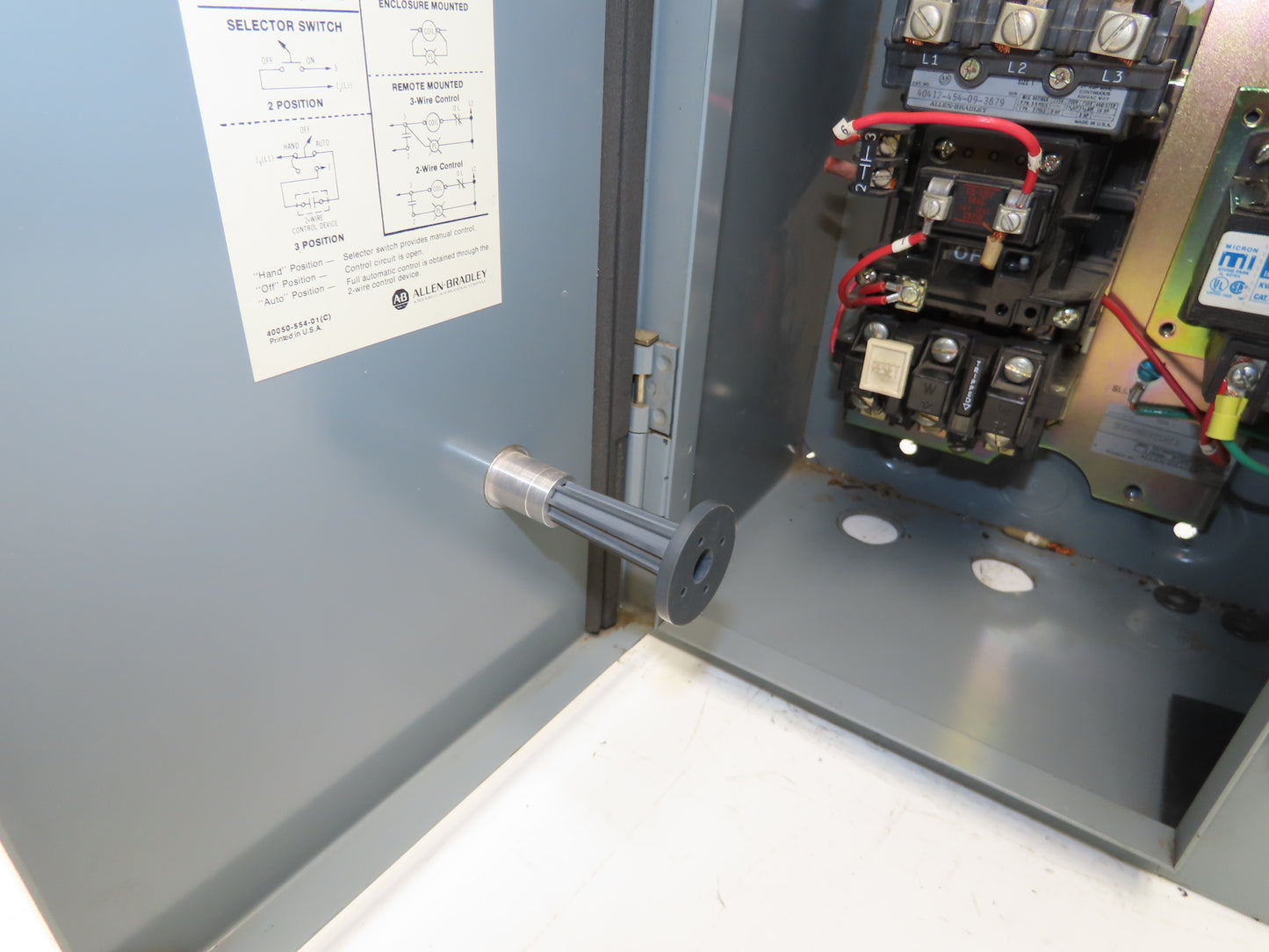 Allen Bradley 512 Combination Motor Starter 30A Disconnect 600V 3Ph 10Hp