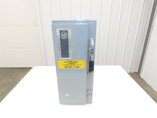 Allen Bradley 512 Combination Motor Starter 30A Disconnect 600V 3Ph 10Hp