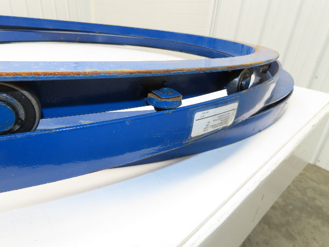 Global CA-48-2 Vestil Manual Carousel 2,000lb Lift Table Swivel Top 48" Lot of 2