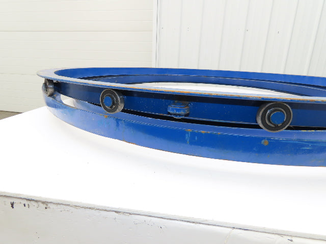Global CA-48-2 Vestil Manual Carousel 2,000lb Lift Table Swivel Top 48" Lot of 2