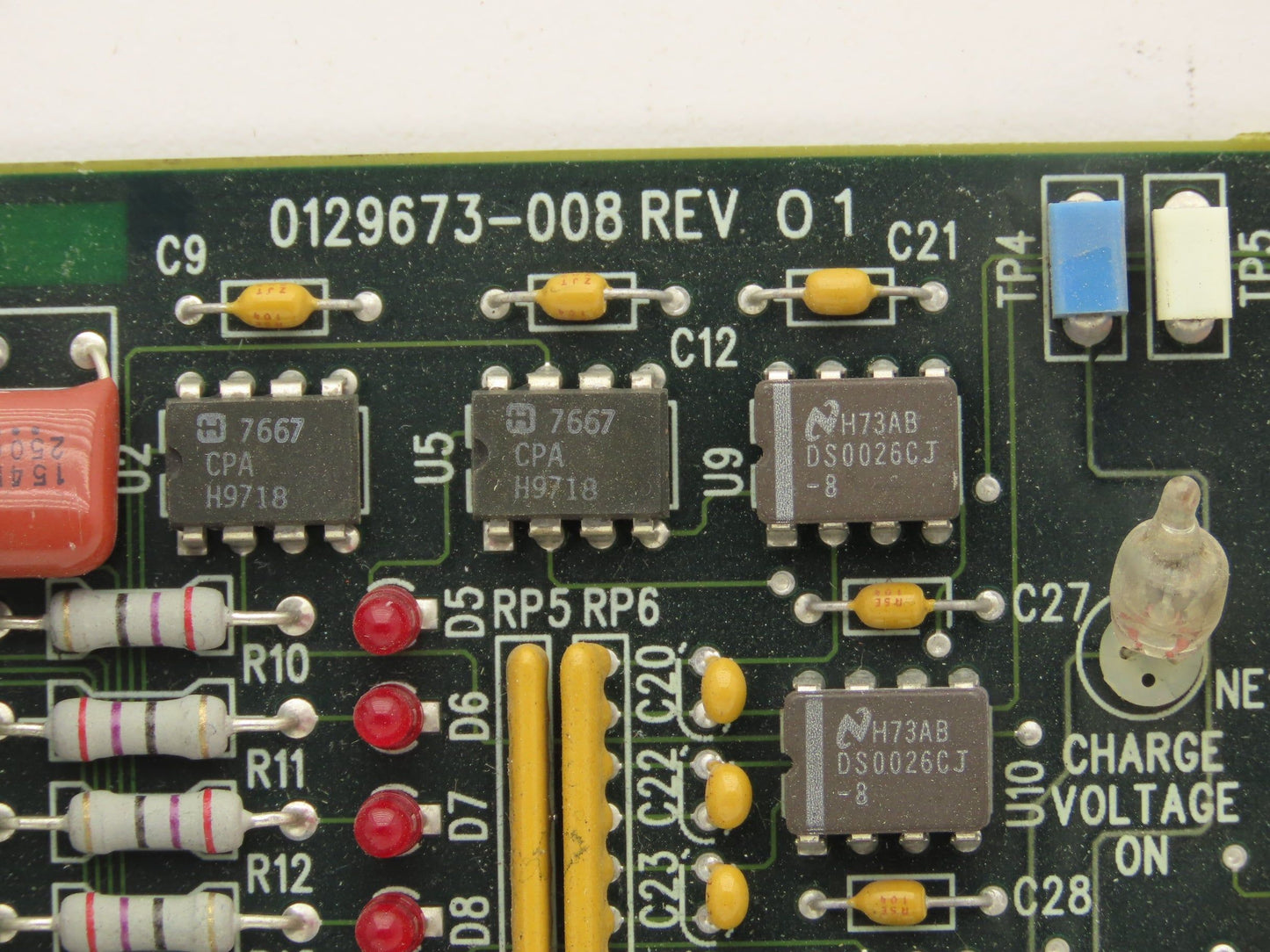 Ink Jet Controller PCB ACHV Supply Ink Heater Charge Voltage AC Power Lights