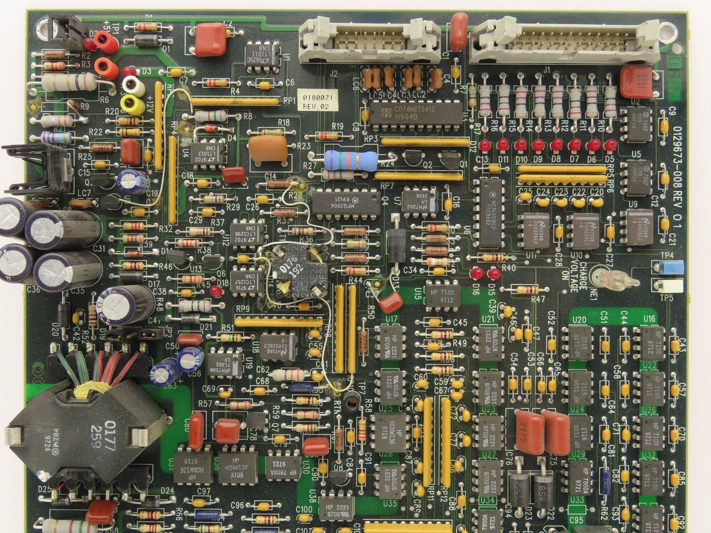 Ink Jet Controller PCB ACHV Supply Ink Heater Charge Voltage AC Power Lights